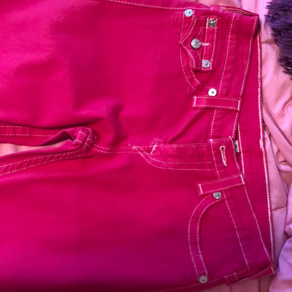 True religion Hot Pink Jegging Pants!